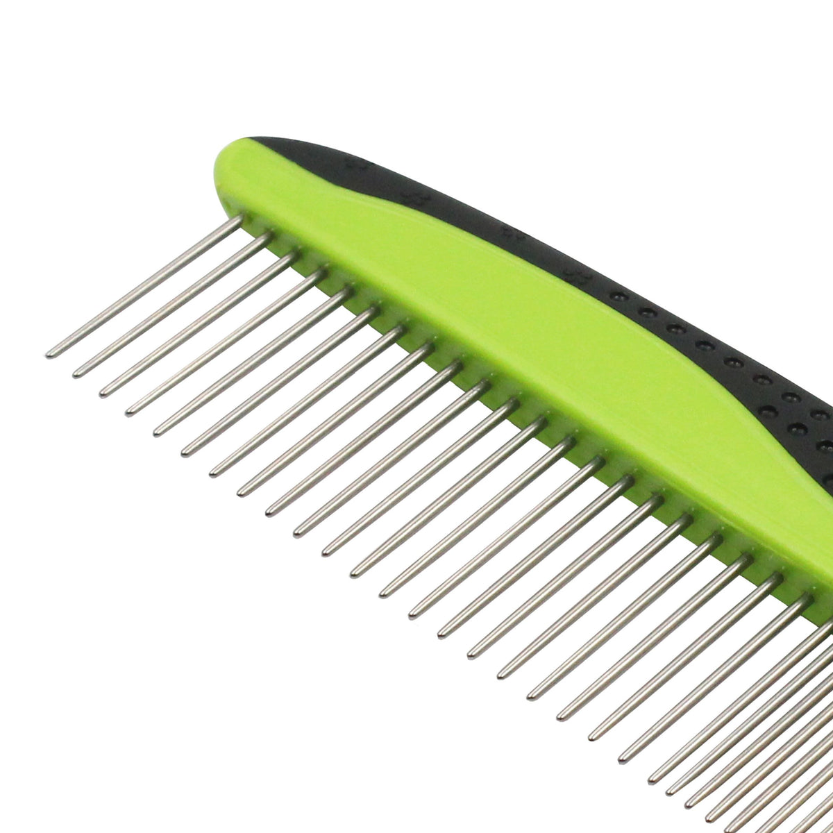 Pet Life Grip Ease Wide and Narrow Tooth Grooming Pet Comb