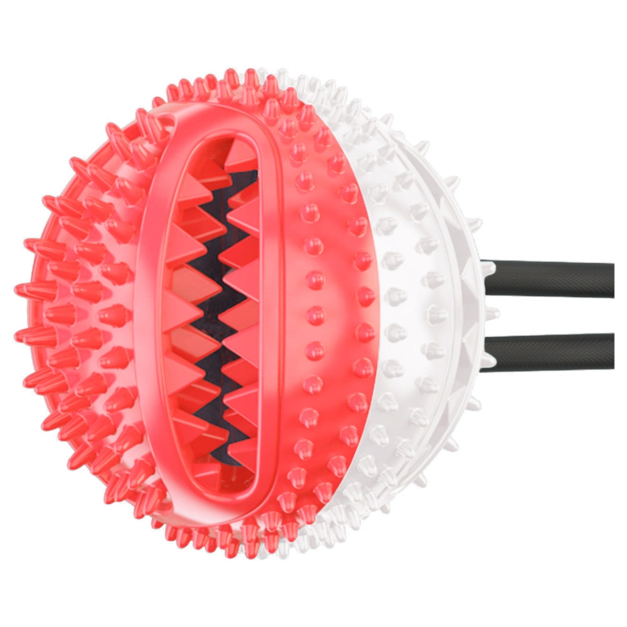 Pet Life Grip N Play Treat Dispensing Ball Shaped Suction Cup Dog Toy | HT Animal Supply