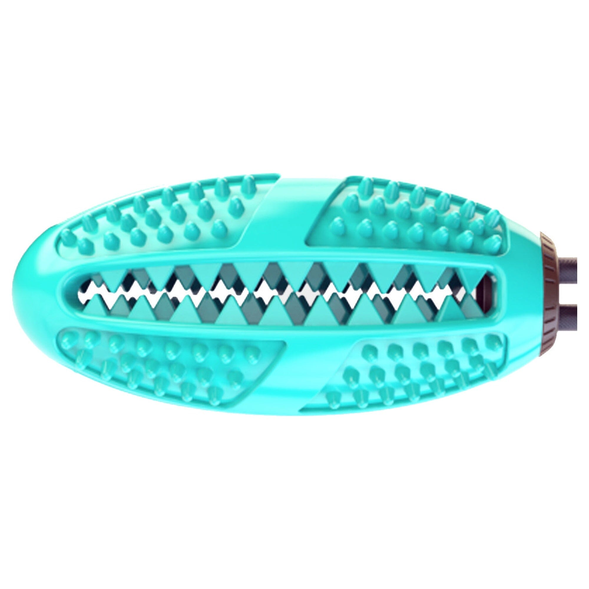 Pet Life Grip N Play Treat Dispensing Football Shaped Suction Cup Dog Toy | HT Animal Supply