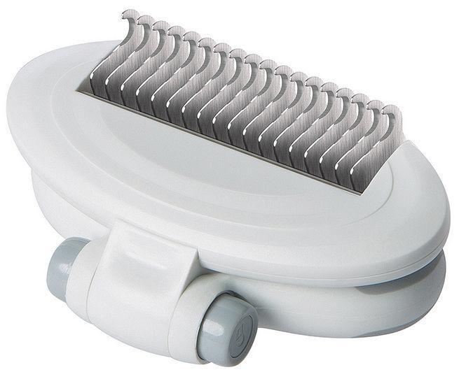 Pet Life ® Gyrater Swivel Travel Grooming Dematting Pet Comb