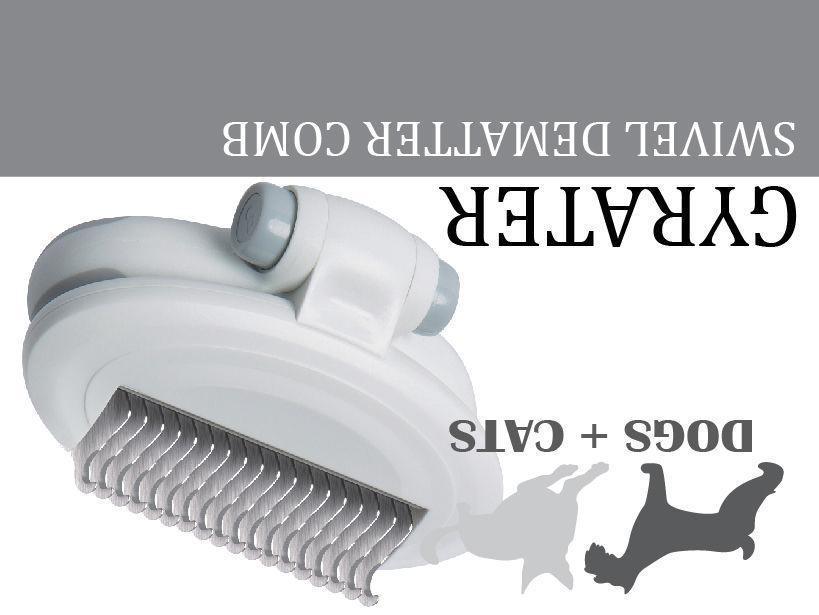 Pet Life Gyrater Swivel Travel Grooming Dematting Pet Comb