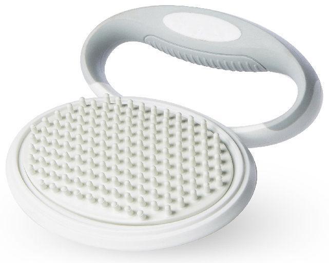 Pet Life Gyrater Swivel Travel Silicone Massage Grooming Cat Brush
