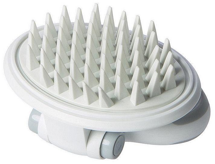 Pet Life ® Gyrater Swivel Travel Silicone Massage Grooming Pet Brush