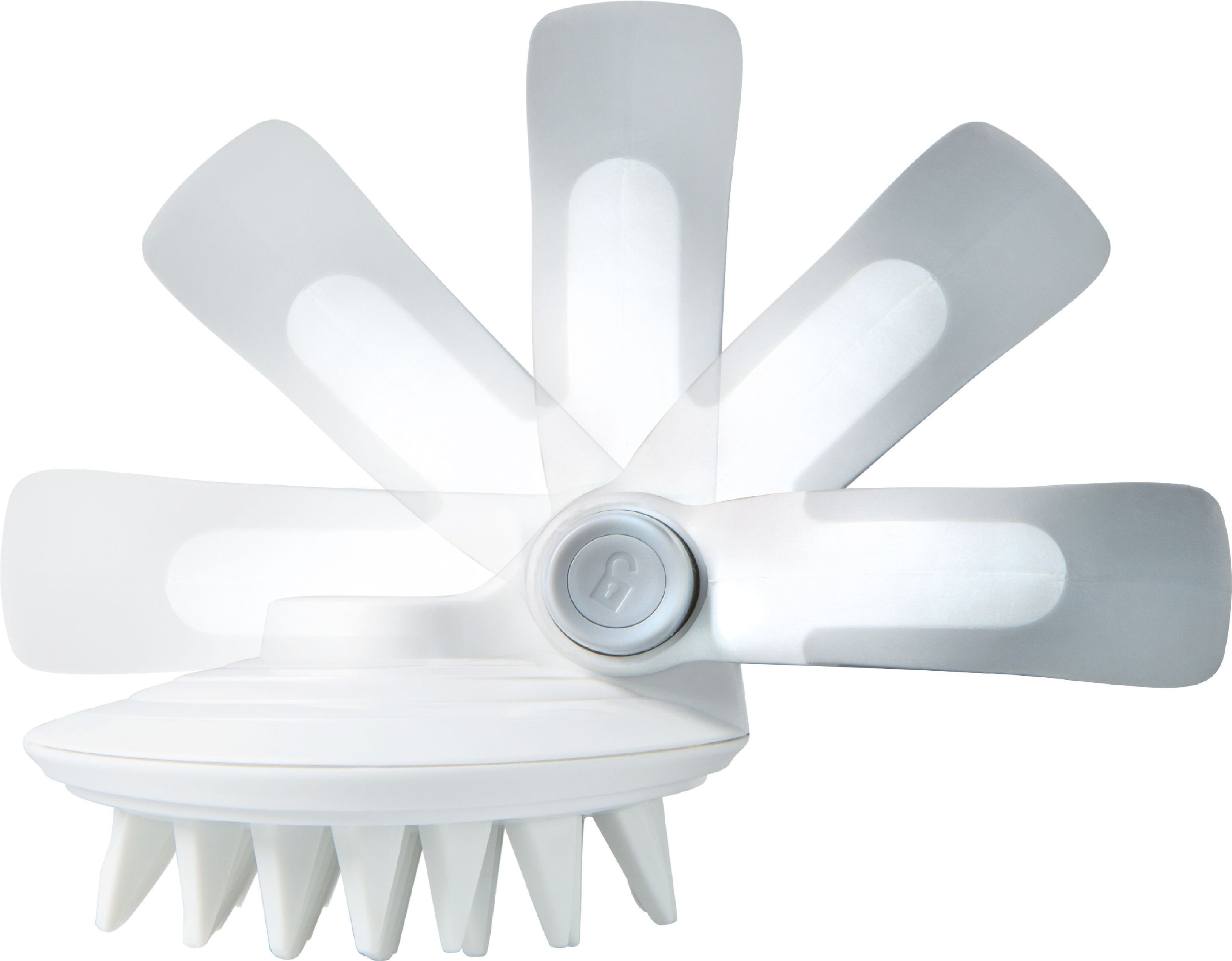 Pet Life Gyrater Swivel Travel Silicone Massage Grooming Pet Brush