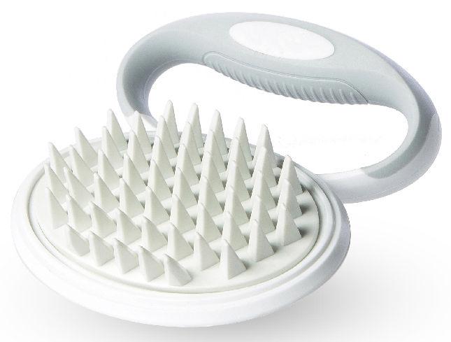 Pet Life Gyrater Swivel Travel Silicone Massage Grooming Pet Brush