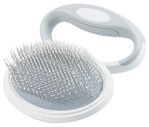 Pet Life Gyrater Travel Swivel Pet Grooming Slicker Brush