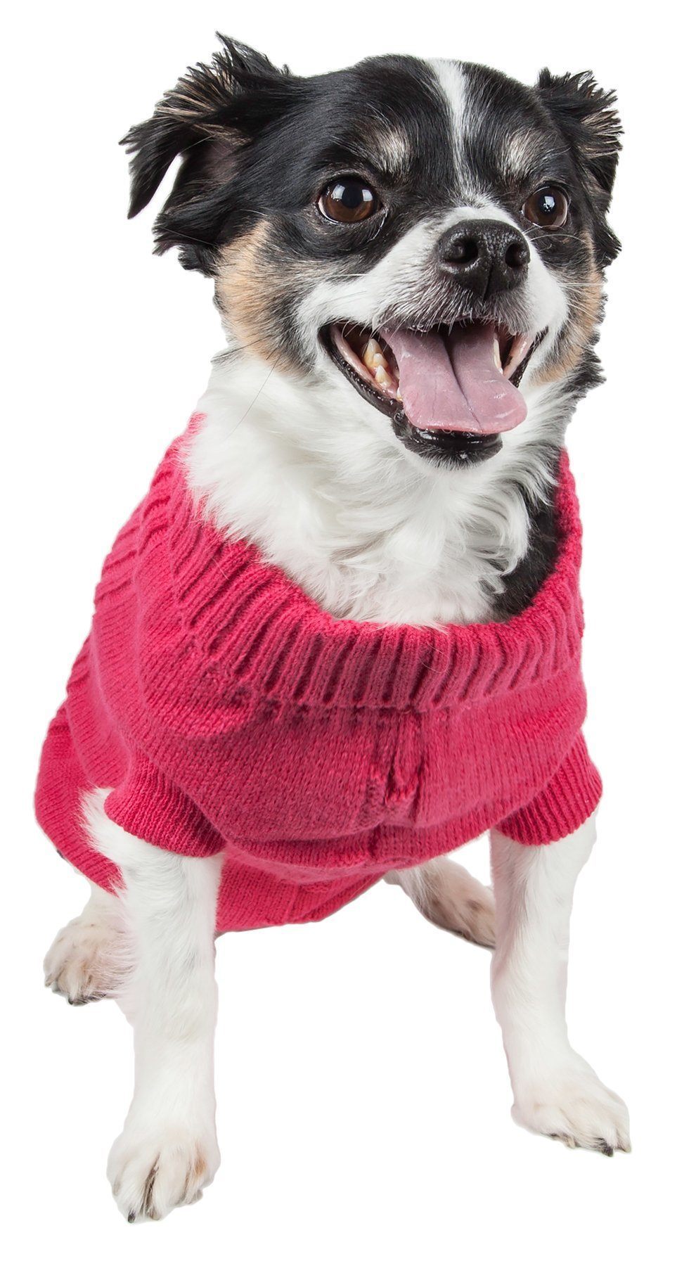 Pet Life Heavy Cotton Rib-Collared Fashion Dog Sweater