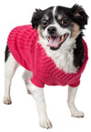 Pet Life Heavy Cotton Rib-Collared Fashion Dog Sweater