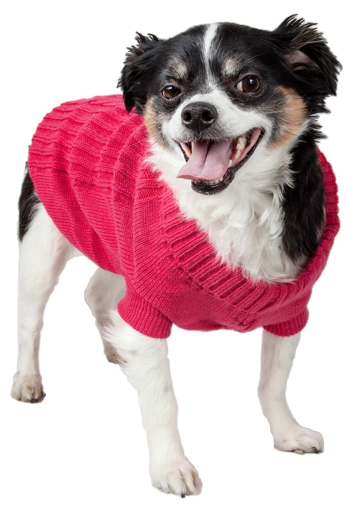 Pet Life Heavy Cotton Rib-Collared Fashion Dog Sweater