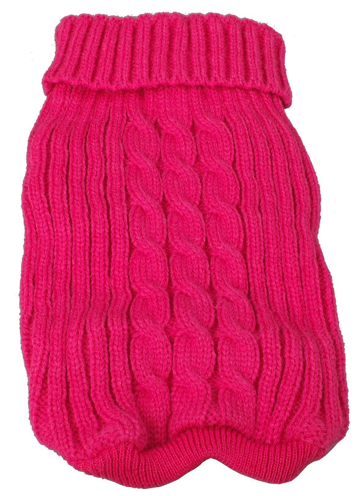 Pet Life Heavy Cotton Rib-Collared Fashion Dog Sweater