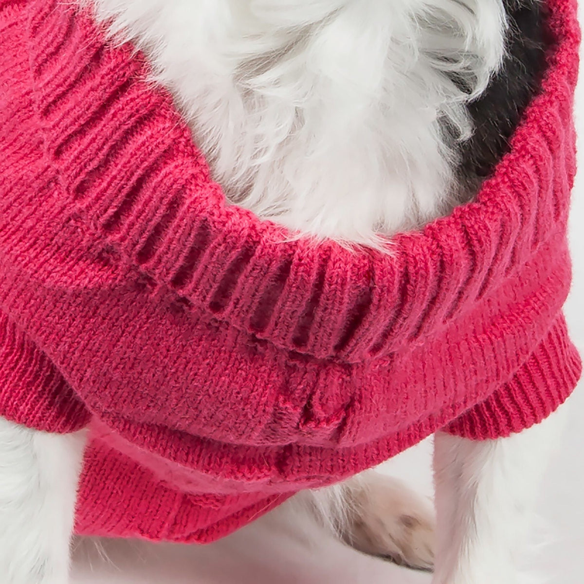 Pet Life Heavy Cotton Rib-Collared Fashion Dog Sweater