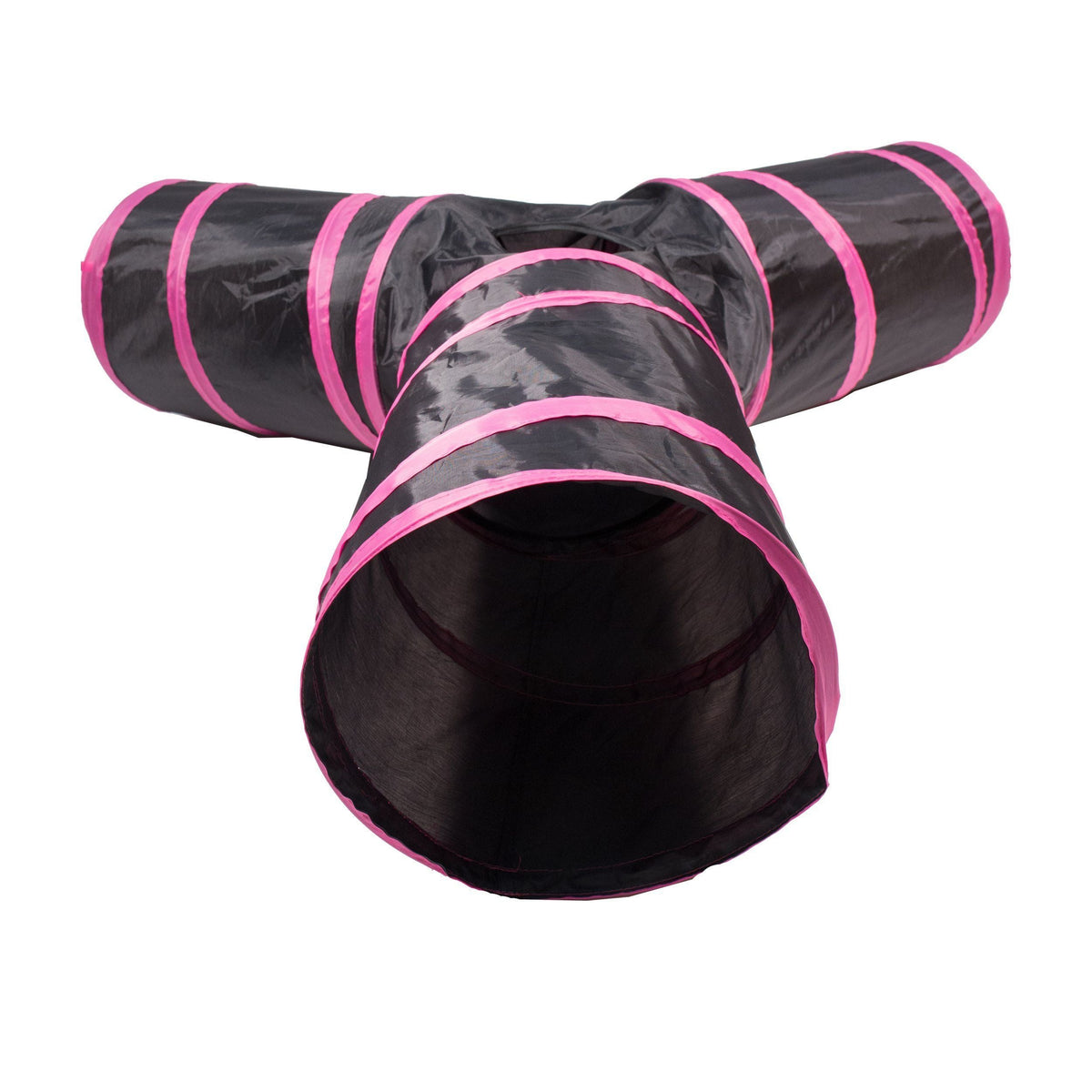 Pet Life Kitting-Go-Seek Collapsible Folding Travel 3-way Kitty Cat Tunnel