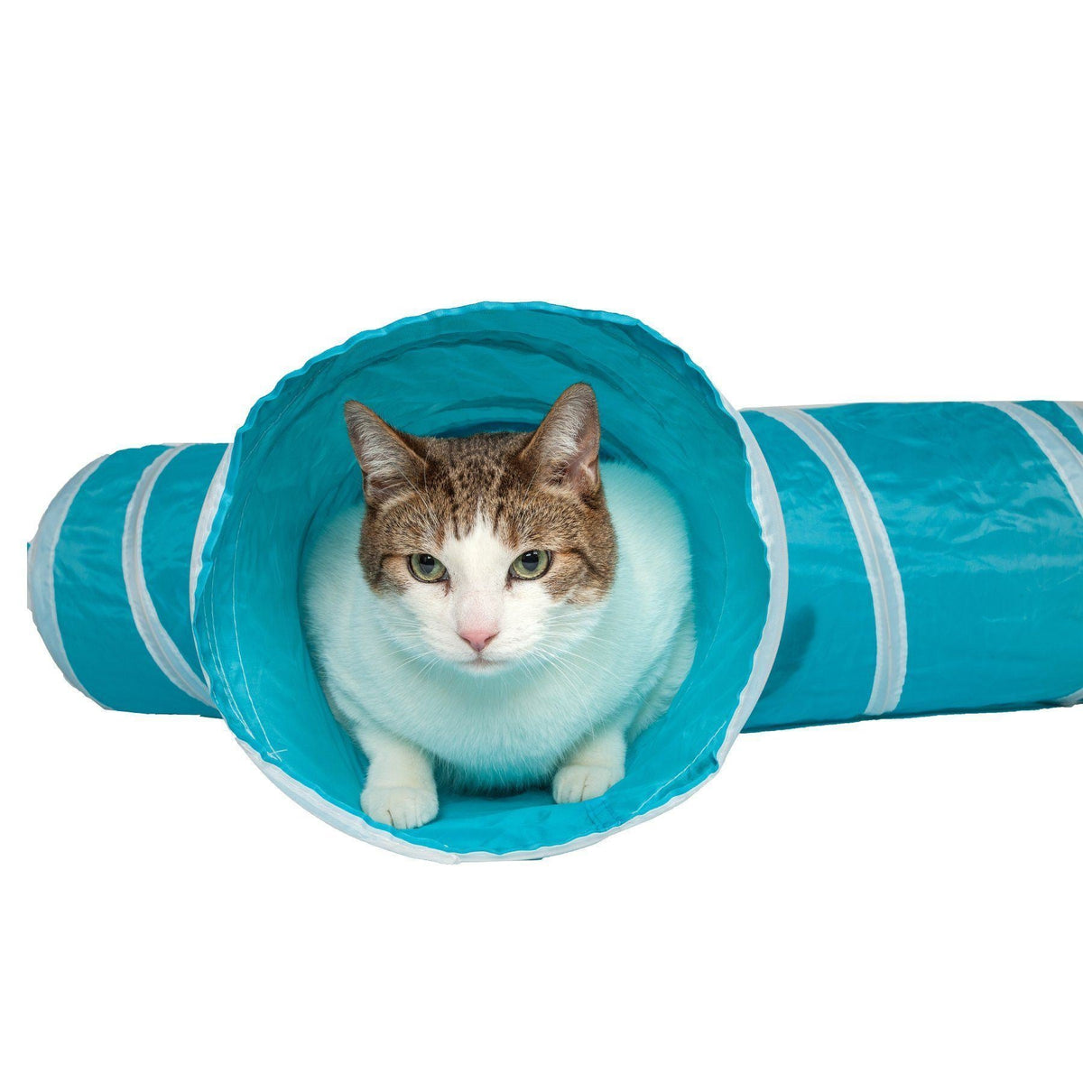 Pet Life Kitting-Go-Seek Collapsible Folding Travel 3-way Kitty Cat Tunnel