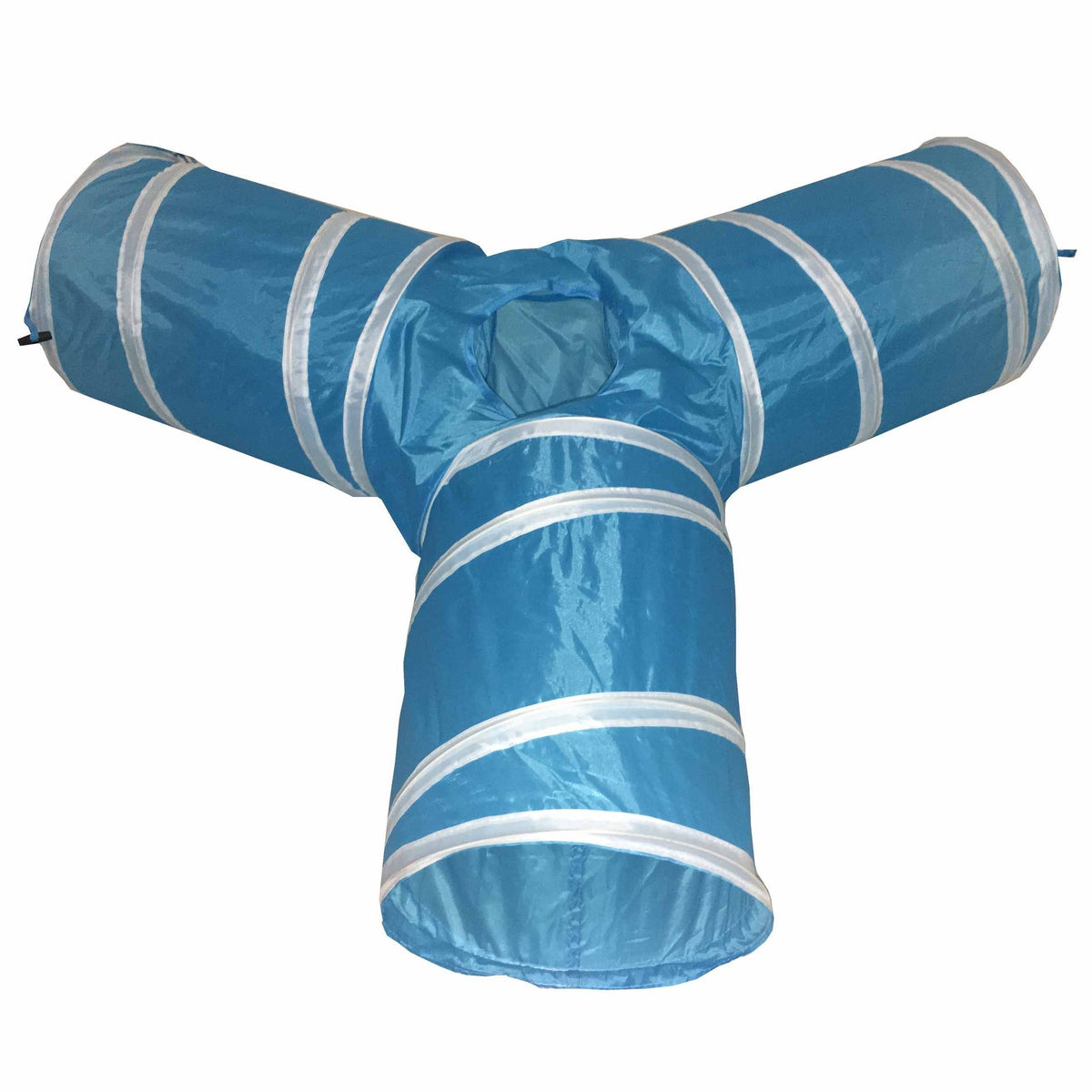 Pet Life Kitting-Go-Seek Collapsible Folding Travel 3-way Kitty Cat Tunnel