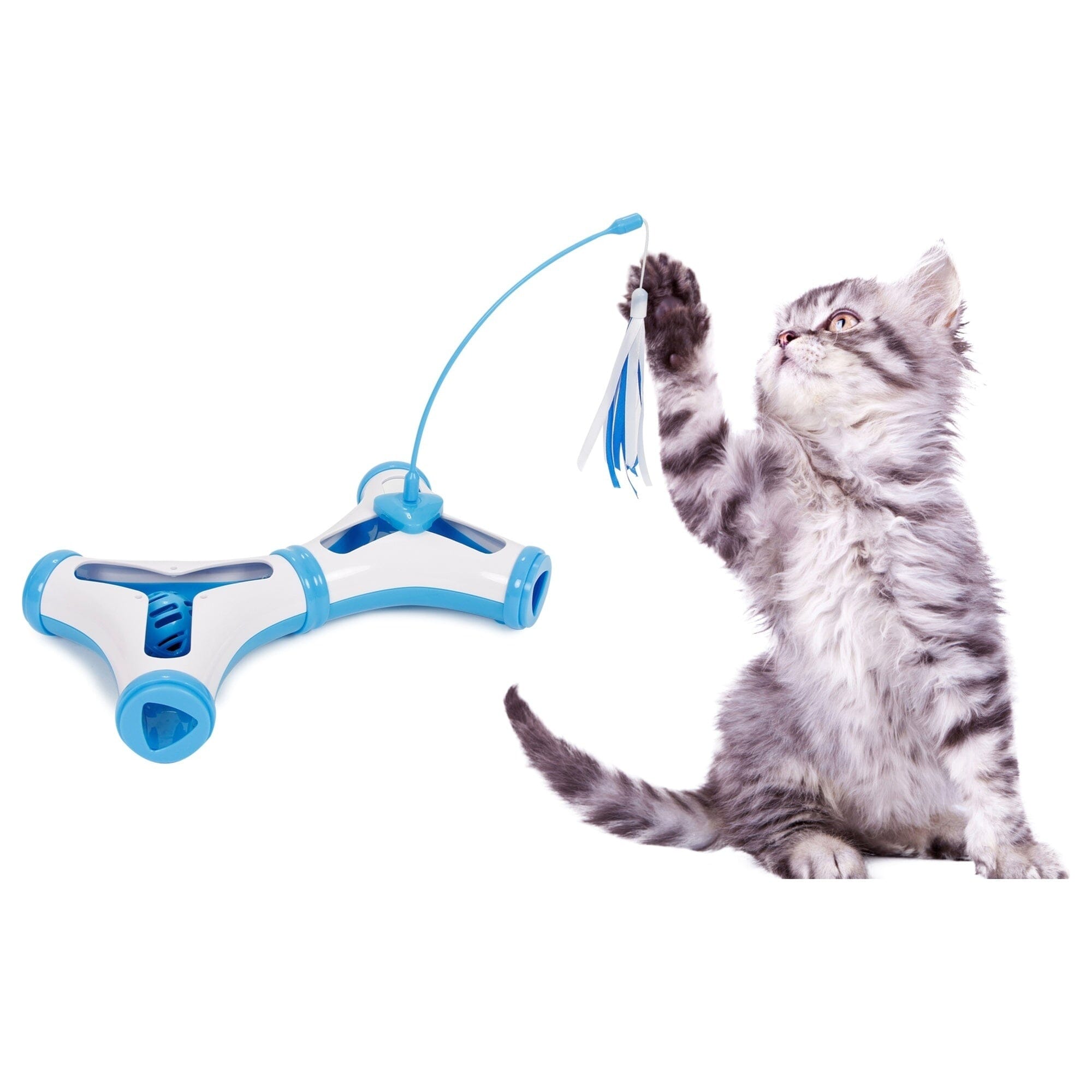 Pet Life Kitty-Tease Interactive Teaser Kitty Cat Puzzle Toy | HT Animal Supply