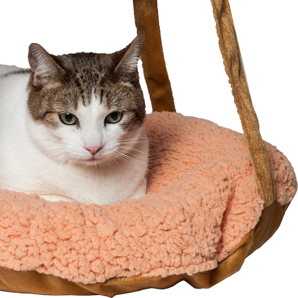 Pet Life Kittyhaus Dual-Lounge Hanging Relaxing Kitty Cat Pillow Bed Hammock Lounger
