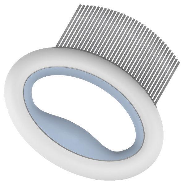 Pet Life ® Knuckler Handheld Travel Flexible Grooming Pet Rake Comb