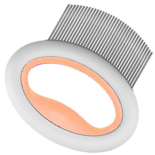 Pet Life ® Knuckler Handheld Travel Flexible Grooming Pet Rake Comb