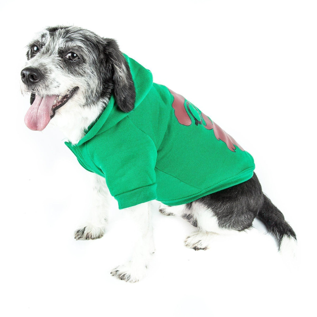 Pet Life LED Lighting Cool Santa Shades Hooded Dog Costume Sweater w/ Included Batteries