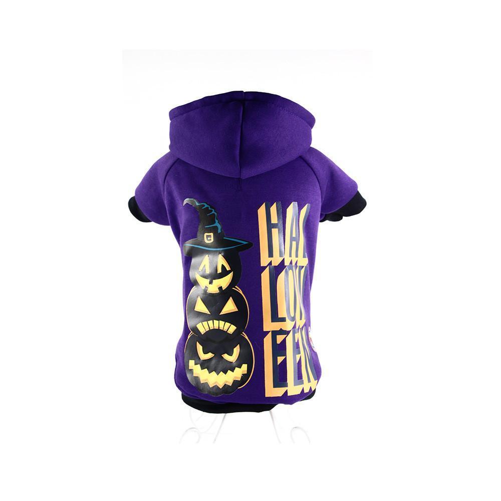 Pet Life LED Lighting Halloween Happy Snowman Hooded Dog Costume Sweater w/ Included Batteries