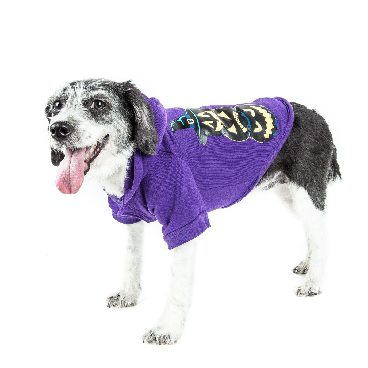 Pet Life LED Lighting Halloween Happy Snowman Hooded Dog Costume Sweater w/ Included Batteries