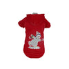 Pet Life LED Lighting Holiday Snowman Hooded dog Costume Sweater w/ Included Batteries