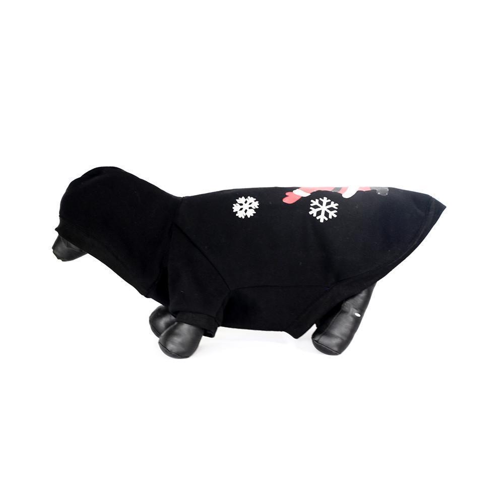 Pet Life LED Lighting Juggling Santa Hooded Dog Costume Sweater w/ Included Batteries