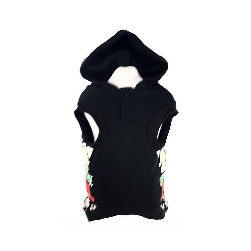 Pet Life LED Lighting Patterned Holiday Hooded Dog Costume Sweater w/ Included Batteries