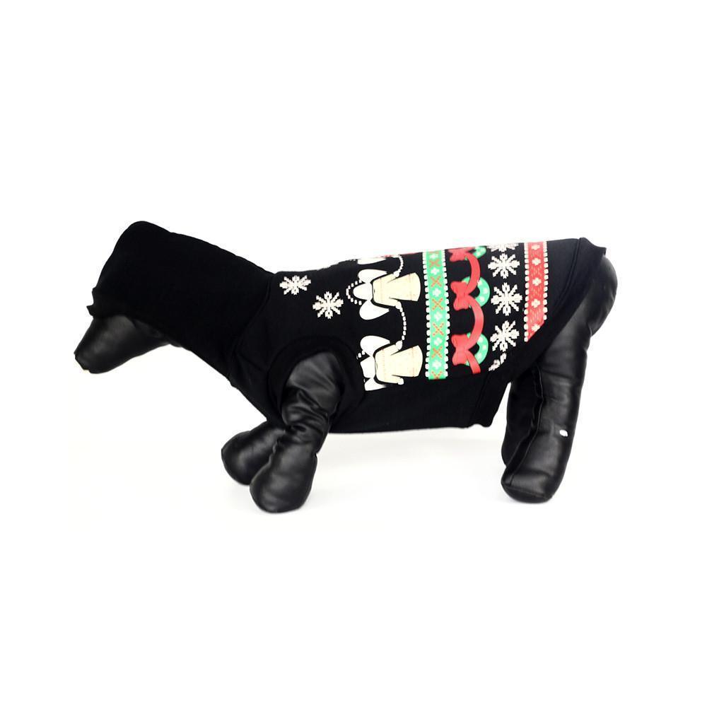 Pet Life LED Lighting Patterned Holiday Hooded Dog Costume Sweater w/ Included Batteries