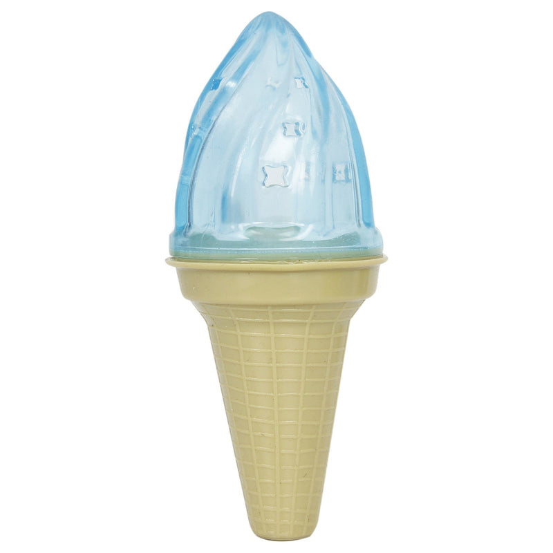 Pet Life Lick & Gnaw Ice Cream Cone Freezable and Chewable Tossing Waterproof Floating Pet Dog Toy w/ Insertable Treat pocket