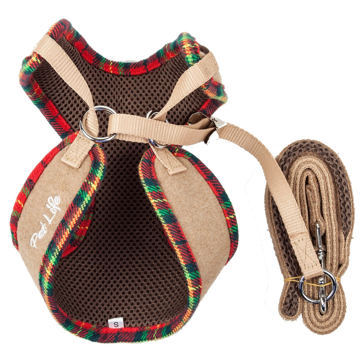 Pet Life Luxe Dapperbone 2-In-1 Adjustable Fashion Dog Harness and Leash | HT Animal Supply
