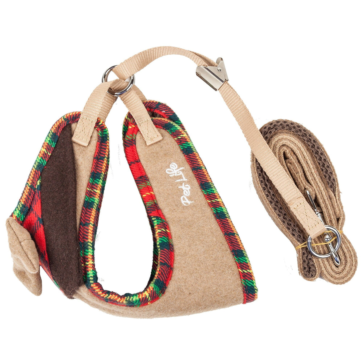 Pet Life Luxe Dapperbone 2-In-1 Adjustable Fashion Dog Harness and Leash | HT Animal Supply