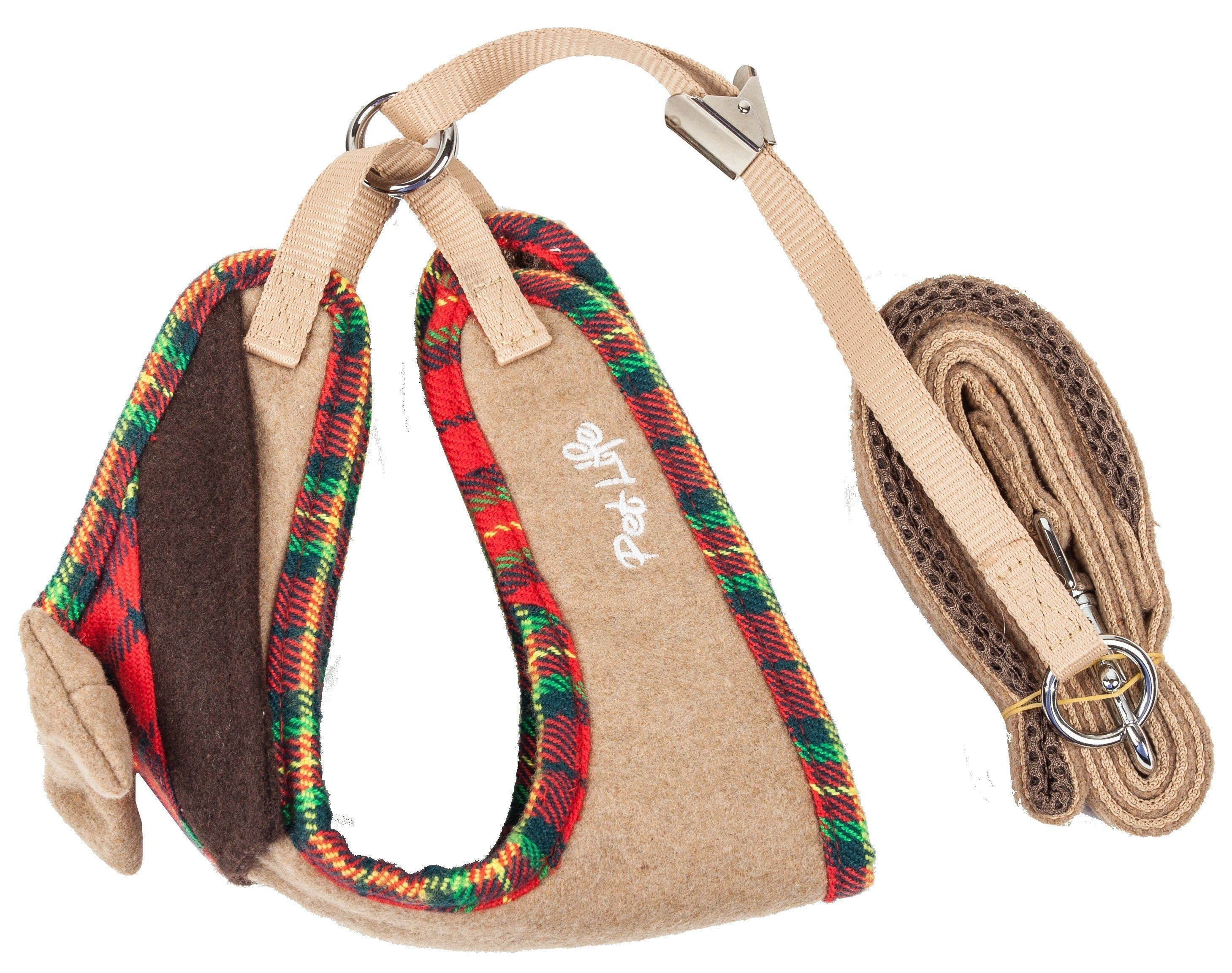 Pet Life Luxe Dapperbone 2-In-1 Adjustable Fashion Dog Harness and Leash