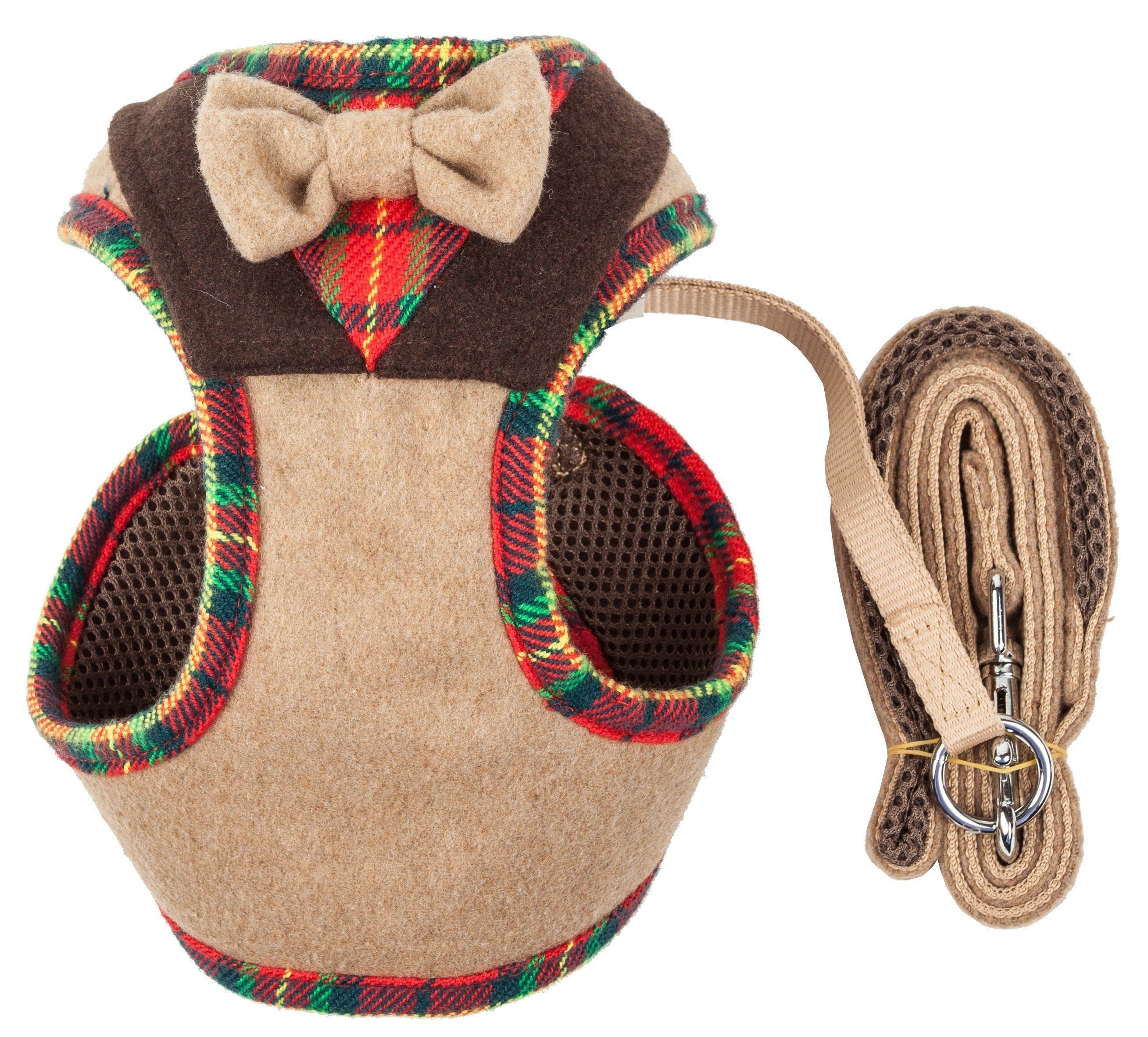 Pet Life Luxe Dapperbone 2-In-1 Adjustable Fashion Dog Harness and Leash