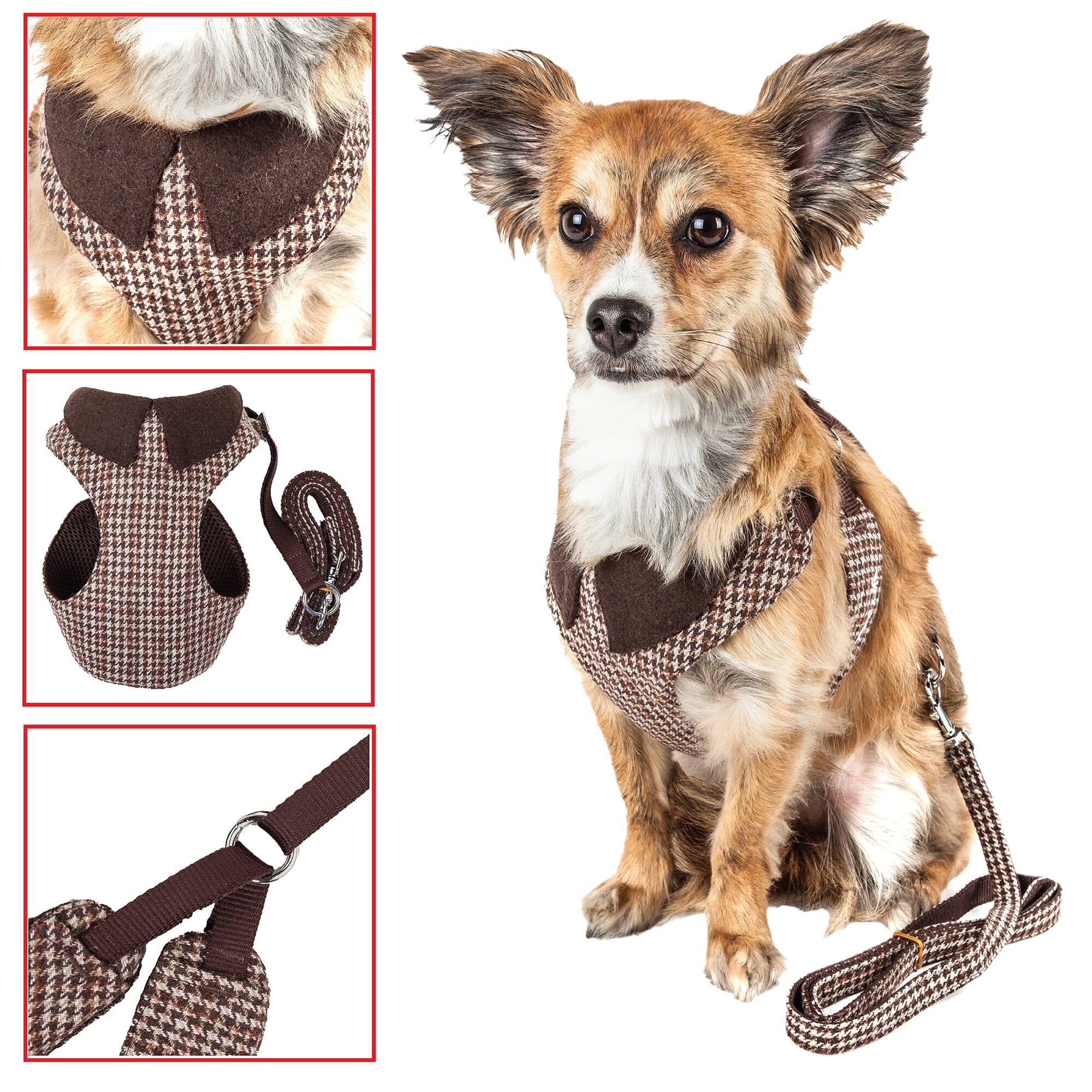 Pet Life Luxe Houndsome 2-In-1 Adjustable Designer Dog Harness and Leash | HT Animal Supply