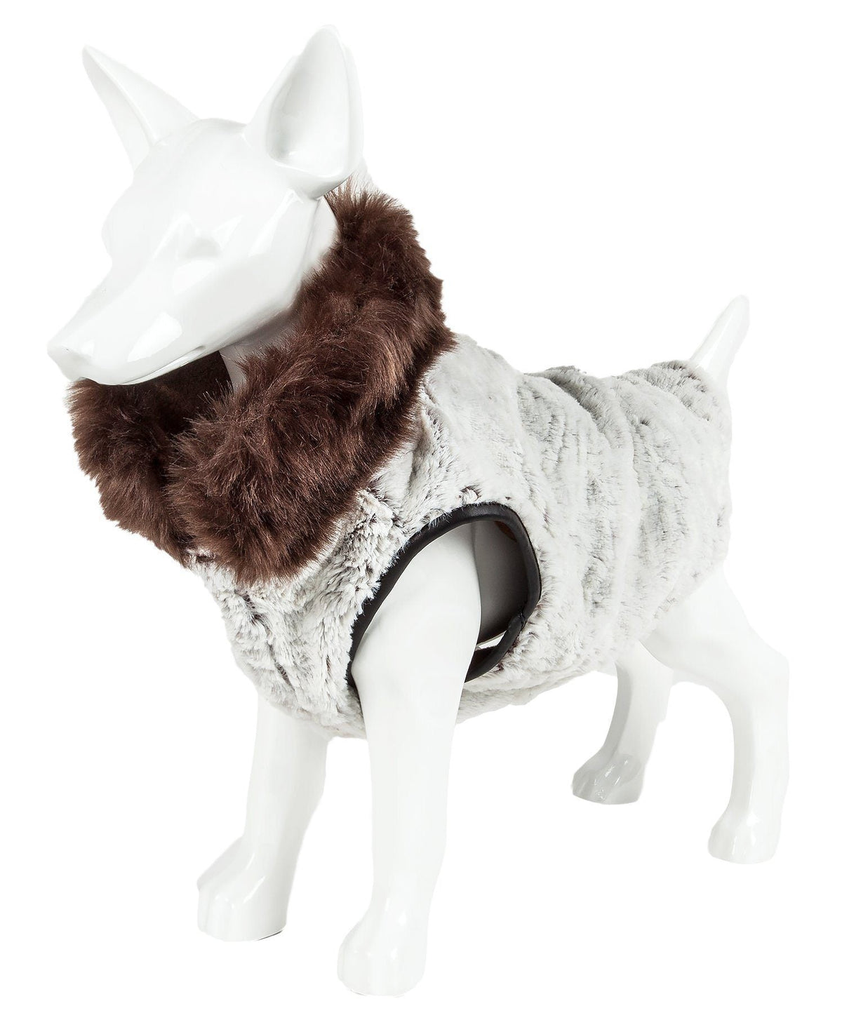 Pet Life Luxe Purrlage Pelage Designer Fashion Fur Dog Coat