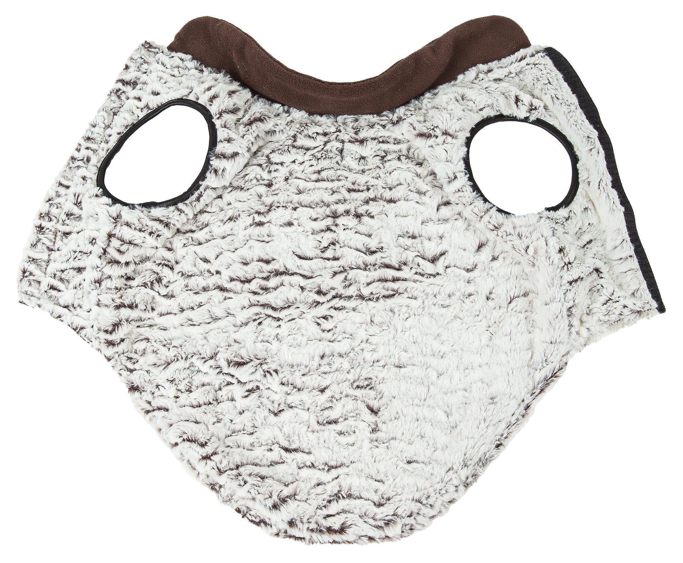Pet Life Luxe Purrlage Pelage Designer Fashion Fur Dog Coat