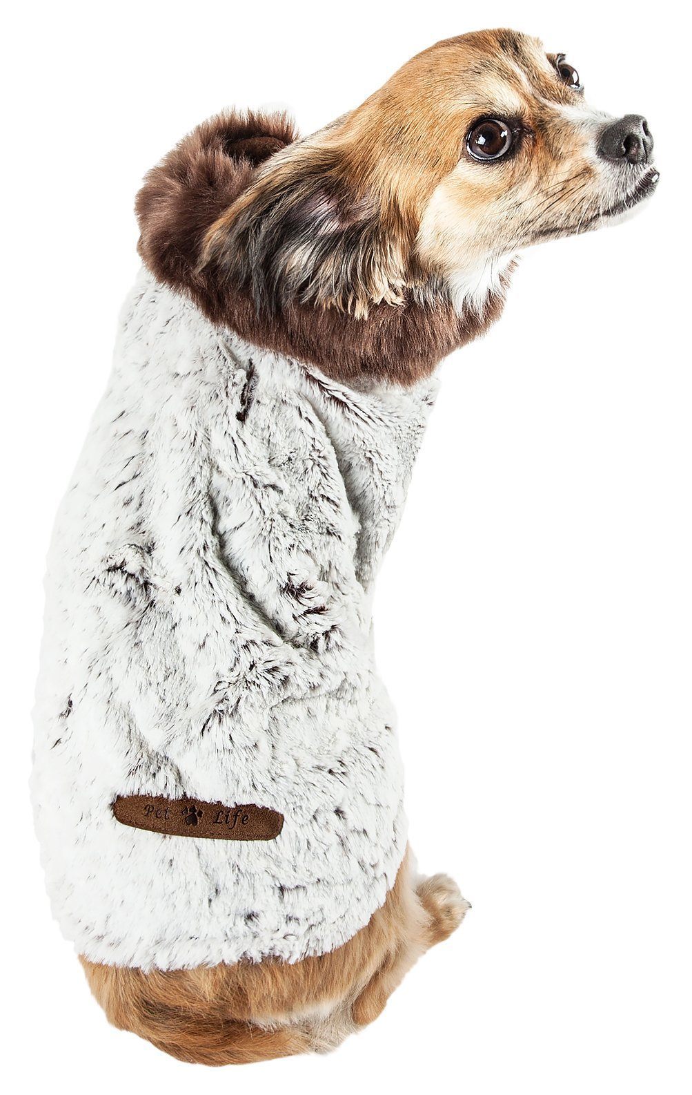 Pet Life Luxe Purrlage Pelage Designer Fashion Fur Dog Coat
