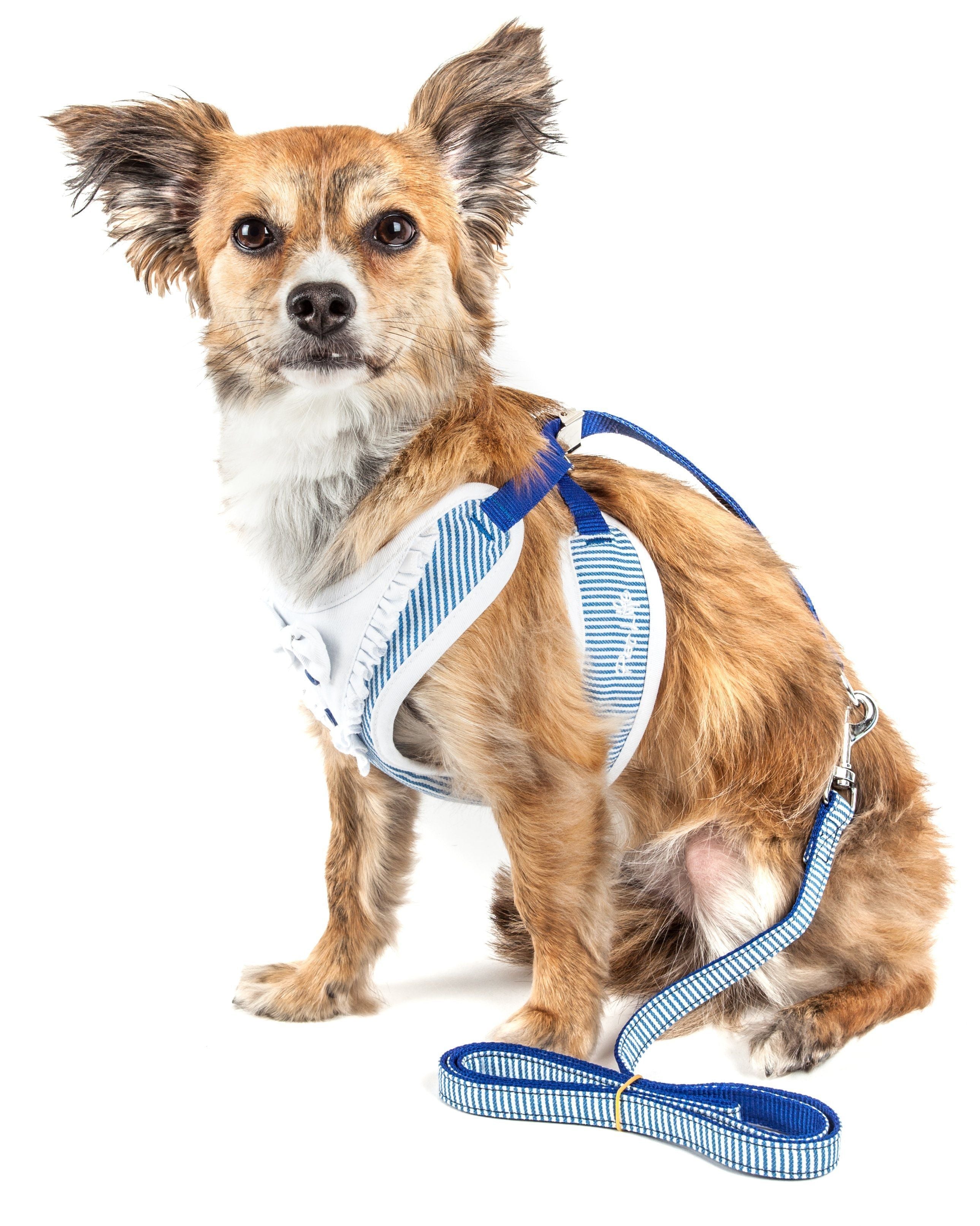 Pet Life Luxe Spawling 2-In-1 Adjustable Fashion Dog Harness and Leash