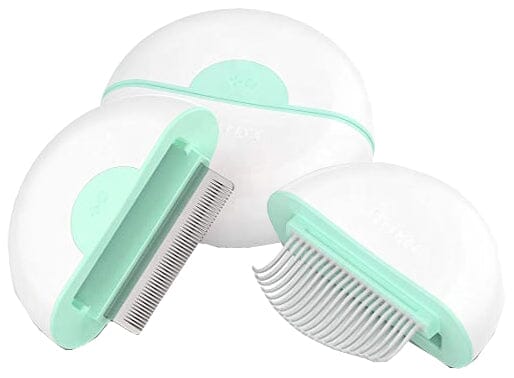 Pet Life LYNX 2-in-1 Travel Connecting Grooming Pet Comb and Deshedder | HT Animal Supply