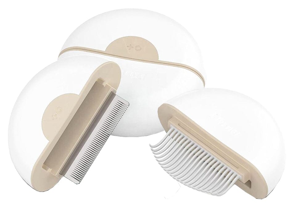 Pet Life LYNX 2-in-1 Travel Connecting Grooming Pet Comb and Deshedder | HT Animal Supply