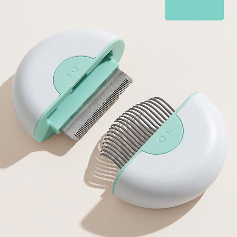 Pet Life LYNX 2-in-1 Travel Connecting Grooming Pet Comb and Deshedder | HT Animal Supply