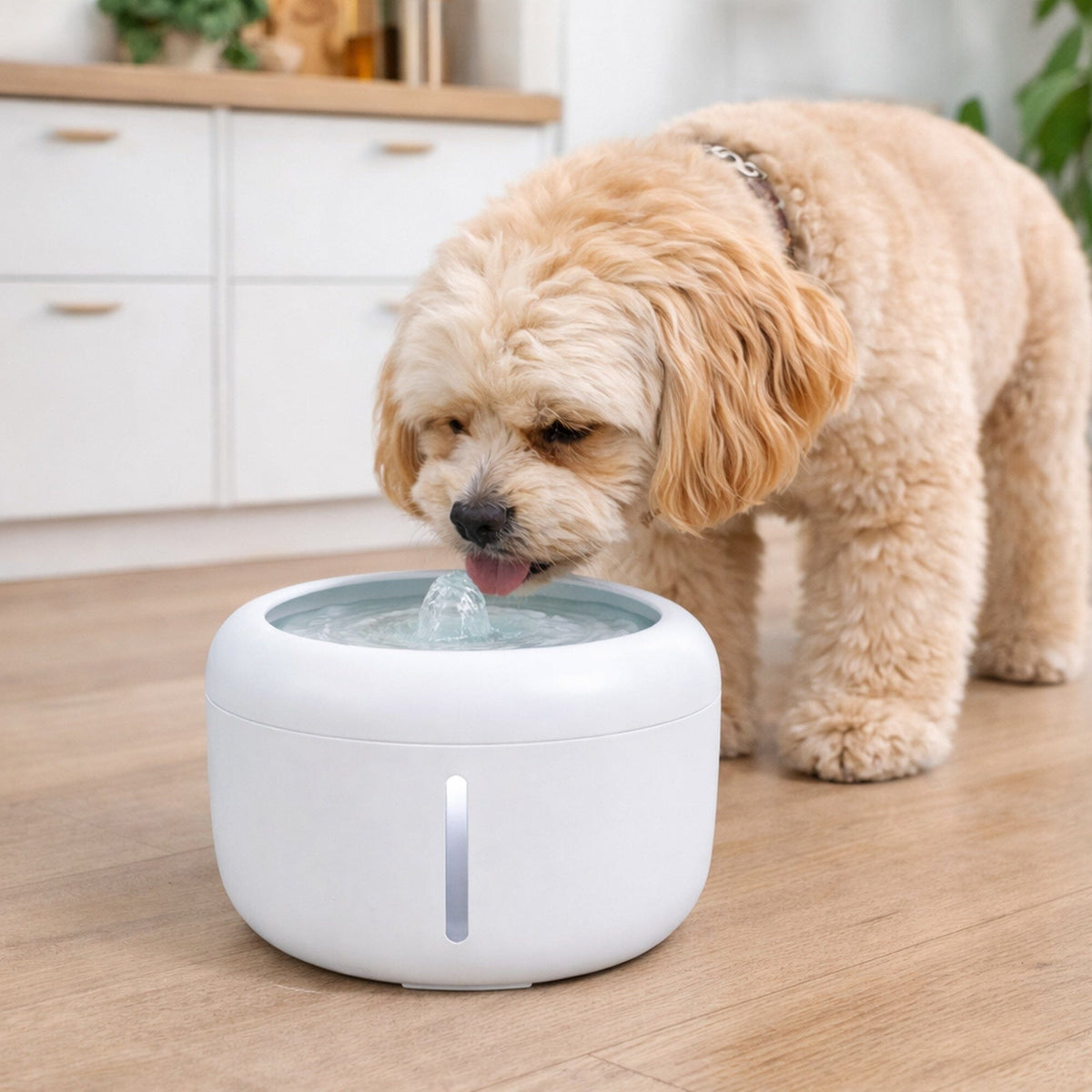 Pet Life Moda-Pure Ultra-Quite Filtered Dog and Cat Fountain Waterer