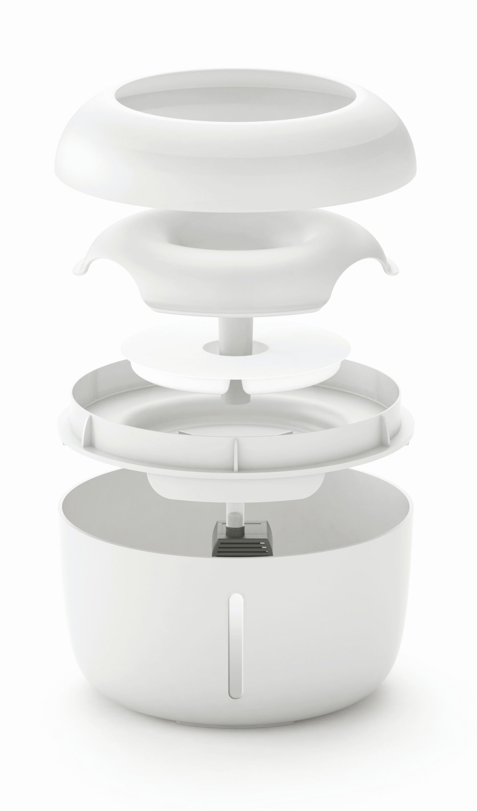 Pet Life Moda-Pure Ultra-Quite Filtered Dog and Cat Fountain Waterer