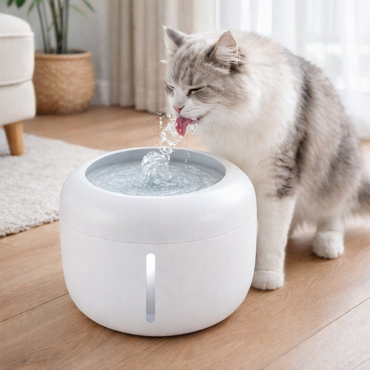 Pet Life Moda-Pure Ultra-Quite Filtered Dog and Cat Fountain Waterer