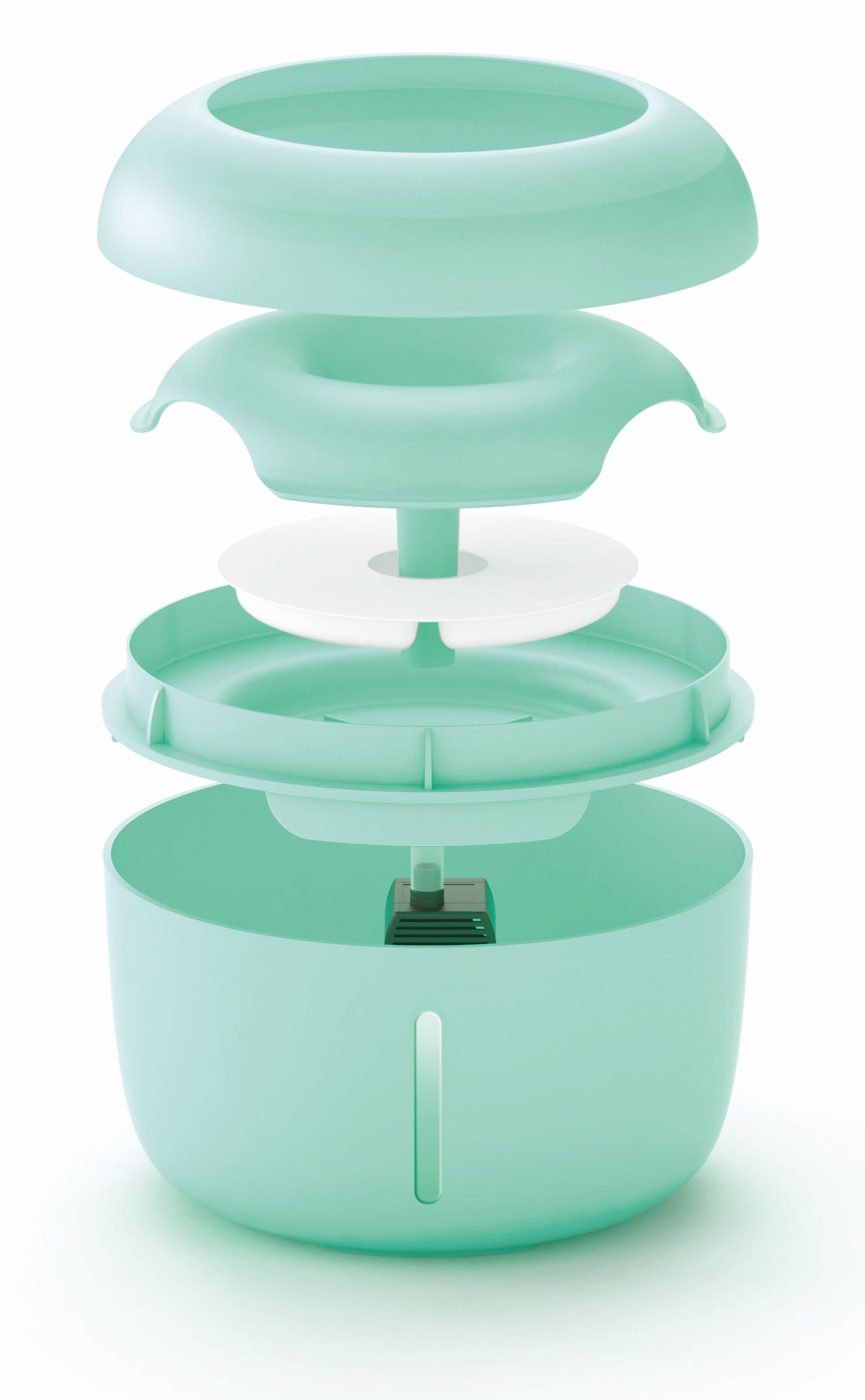 Pet Life Moda-Pure Ultra-Quite Filtered Dog and Cat Fountain Waterer