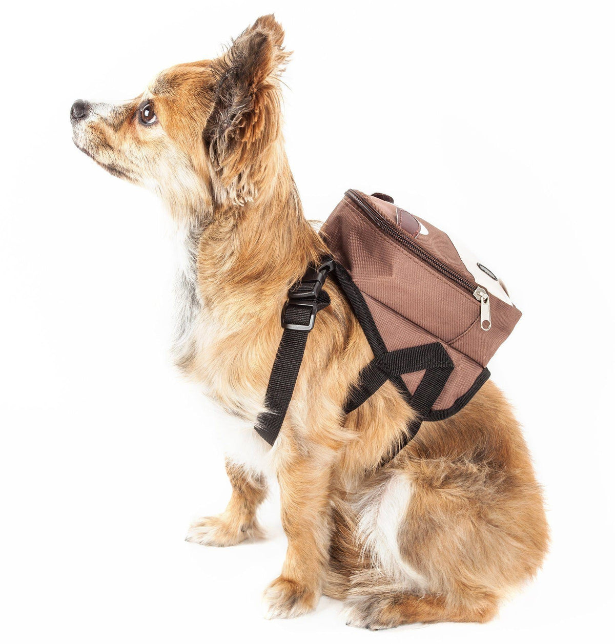 Pet Life Mooltese Large-Pocketed Animated Fashion Dog Harness Backpack