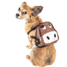 Pet Life ®  Mooltese Large-Pocketed Animated Fashion Dog Harness Backpack