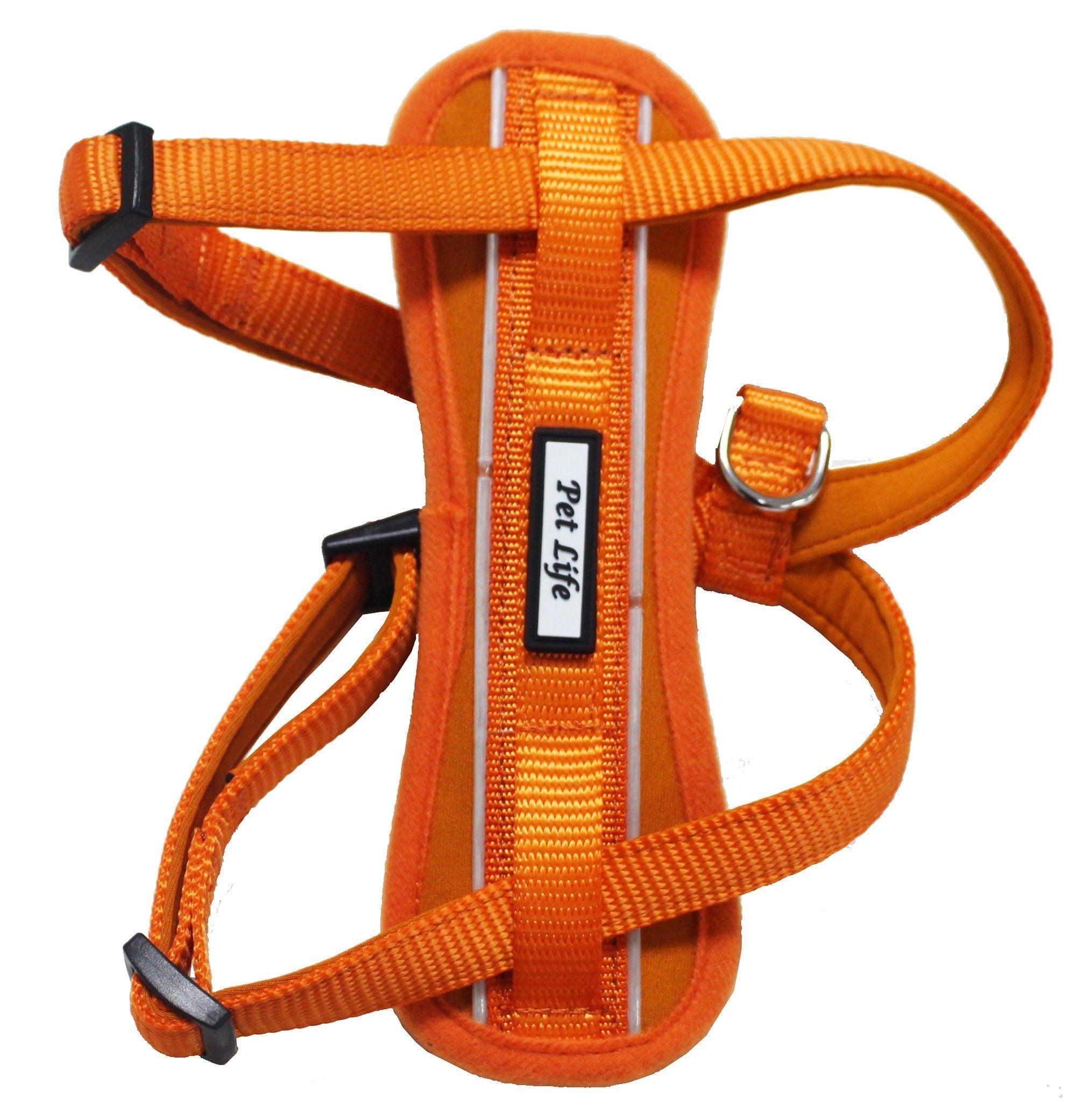 Pet Life Mountaineer Chest Compressive Adjustable and Reflective Easy Pull Pet Dog Harness