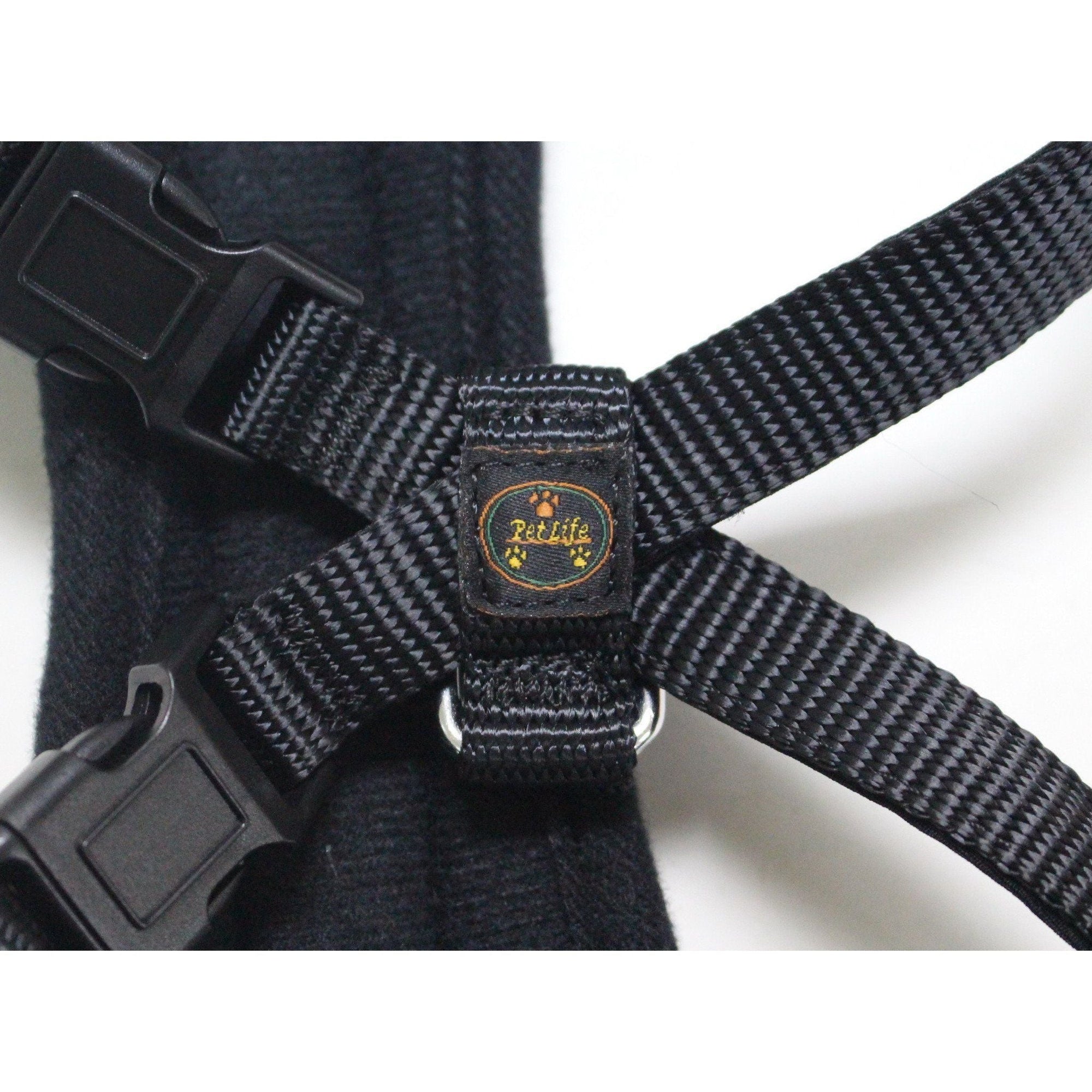 Pet Life Mountaineer Chest Compressive Adjustable and Reflective Easy Pull Pet Dog Harness